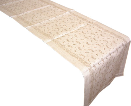 Provencal Table center - runner (Berlioz. natural) - Click Image to Close